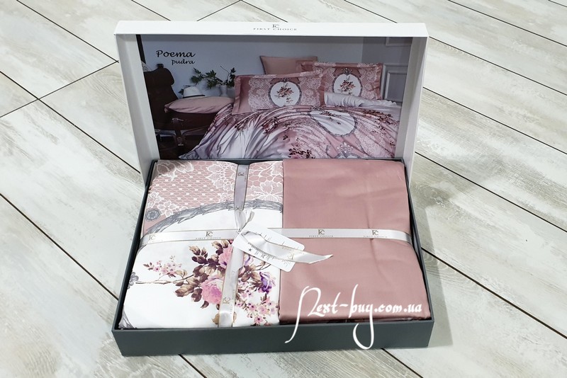 First Choice POEMA PUDRA(powder) постельное белье сатин евро 200х220