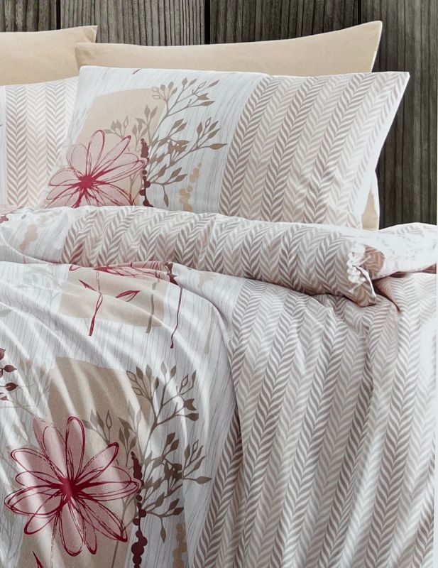 First Сhoice Helen ecru постільна білизна ранфорс сімейний 160х220х2