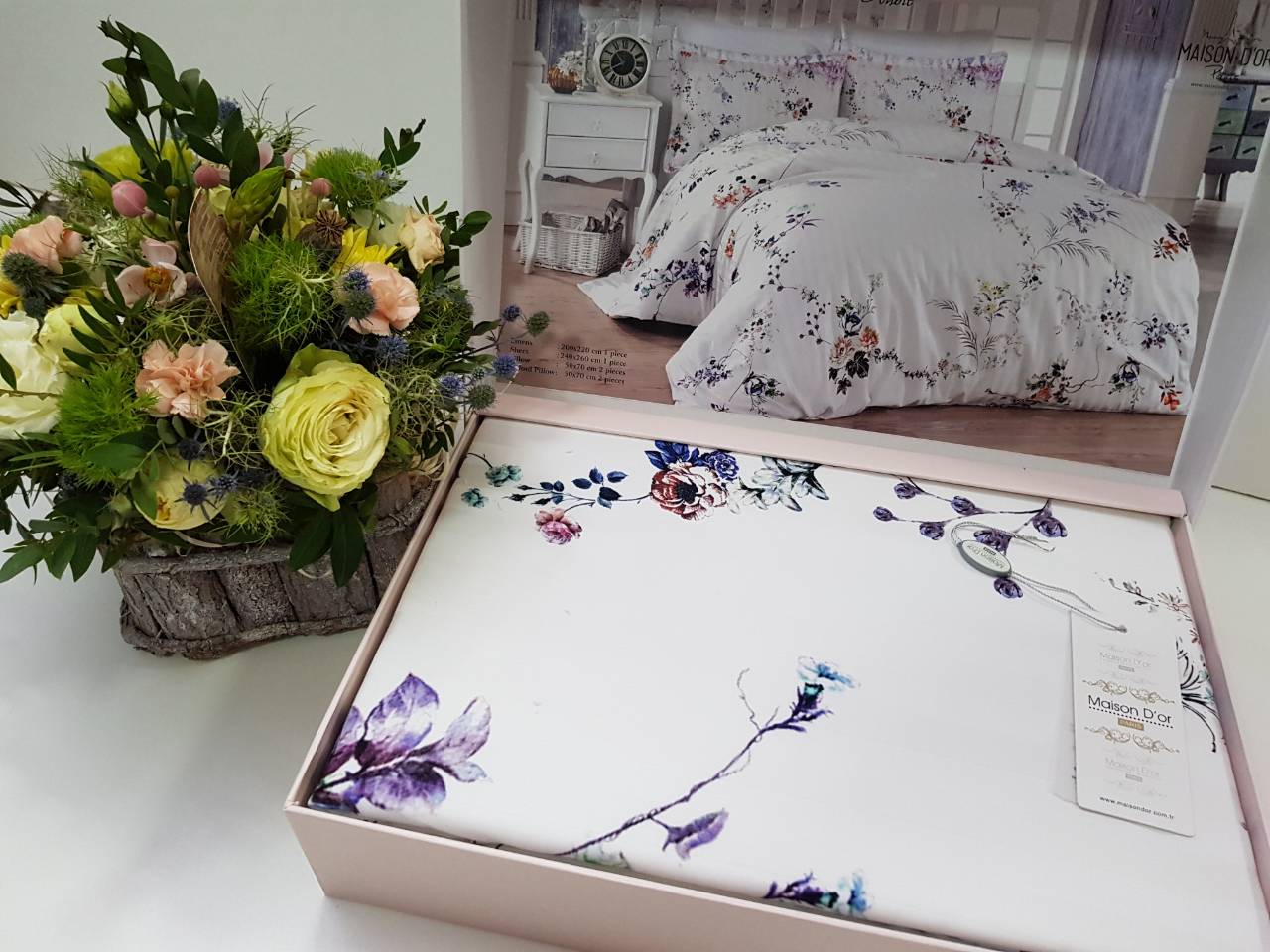 Maison Dor Brunella постільна білизна 200x220см сатин жаккард