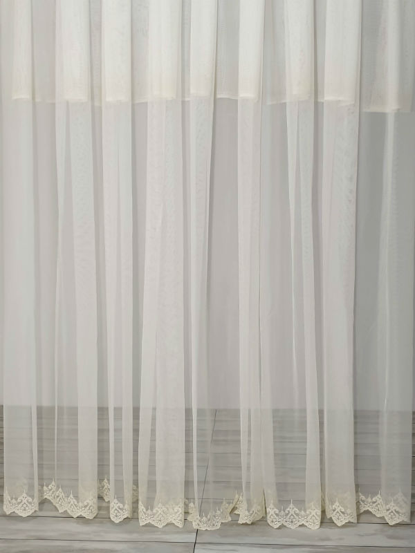 Тюль фатин «Олександра» VIP Camilla шампань Туреччина