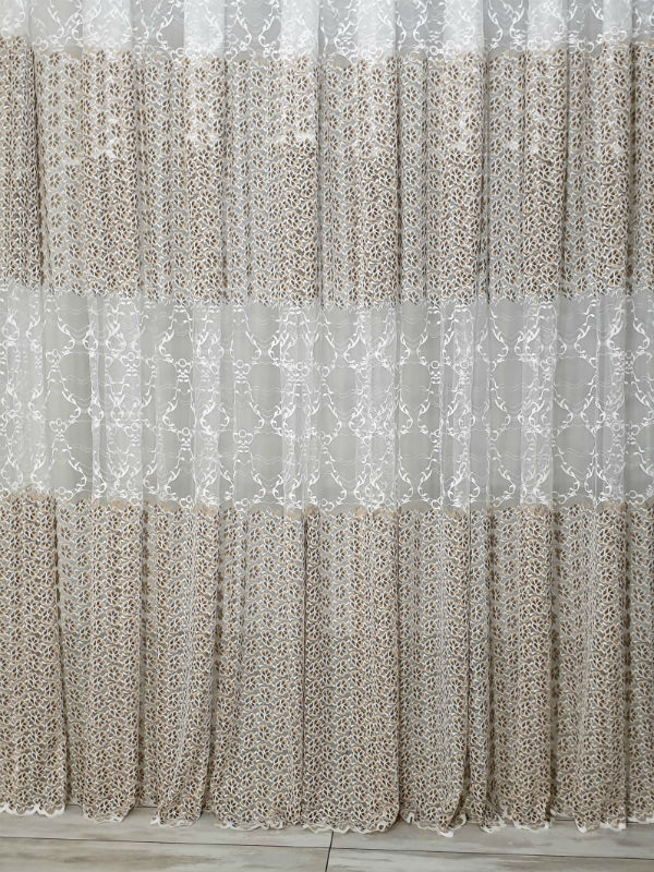 Тюль фатин Lussi беж Туреччина