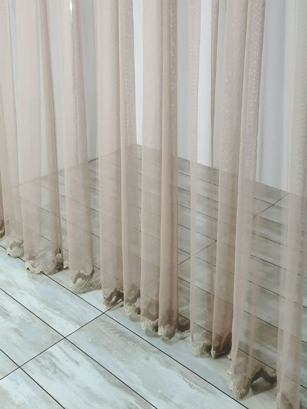 Тюль фатин Nell беж Туреччина