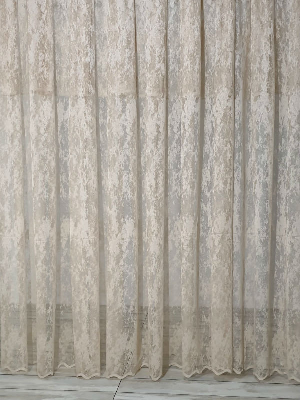 Тюль фатин Jasmin беж Туреччина