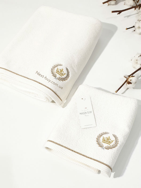 Maison D'or Pierre Loti рушник для обличчя махра кремовий