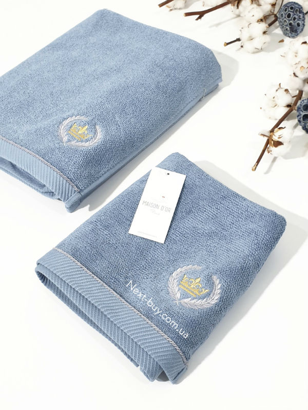 Maison D'or Pierre Loti рушник для обличчя махра блакитний