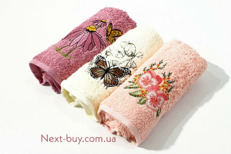 Набір кухонних рушників SWAN flowers 3шт. 30х50см