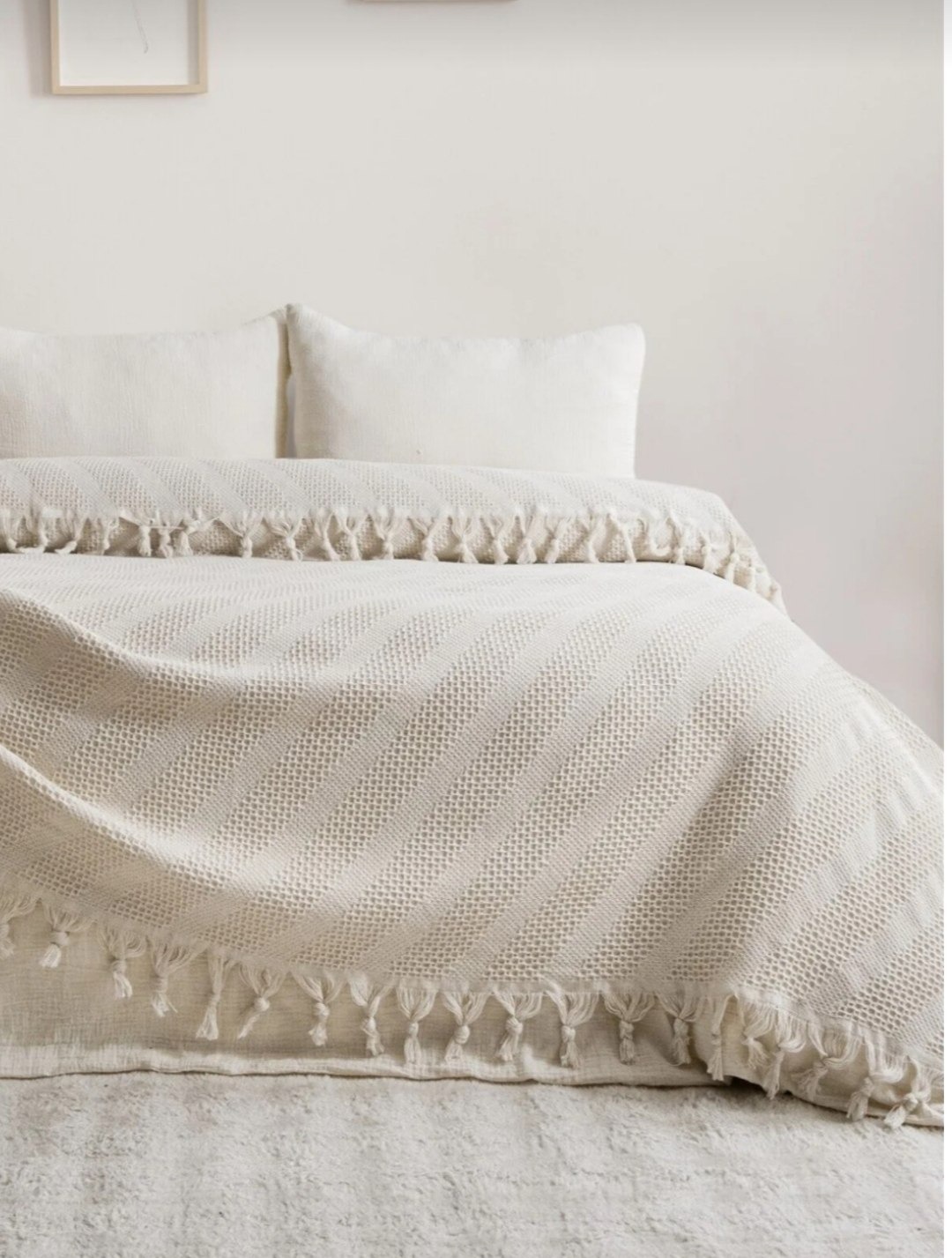 Натуральное, легкое пике Saheser Opera Cream евро Турция