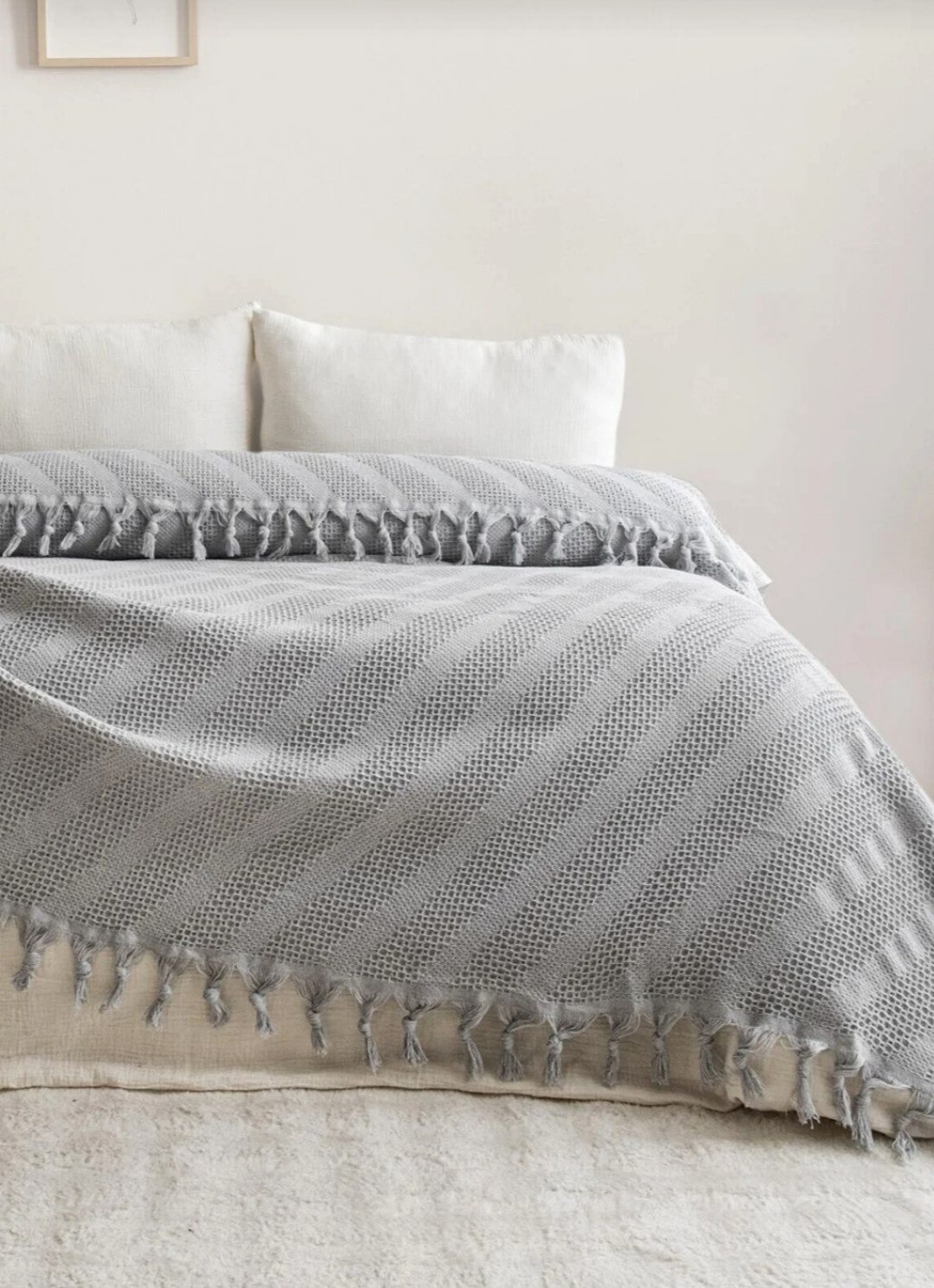 Натуральное, легкое пике Saheser Opera Grey евро Турция