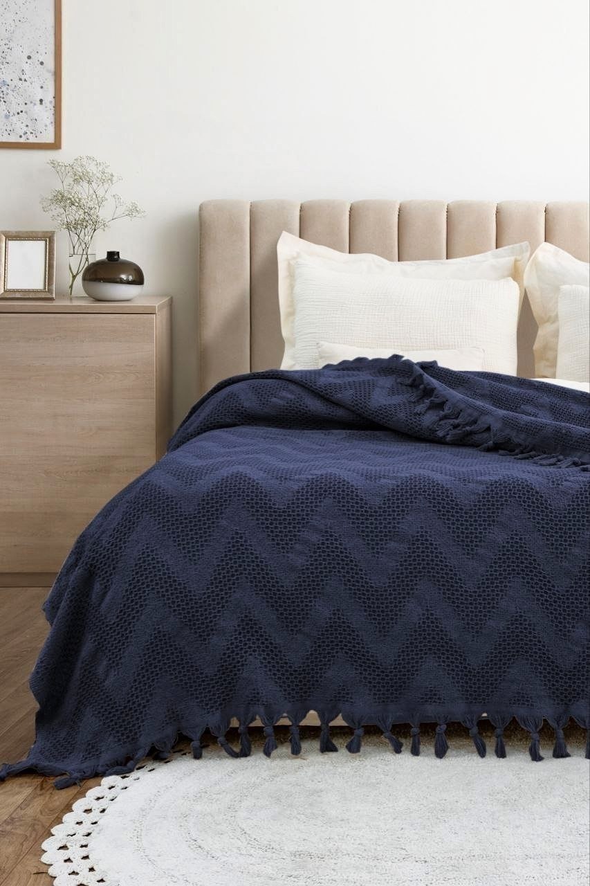 Натуральное, легкое пике Saheser Naomi Lacivert евро Турция