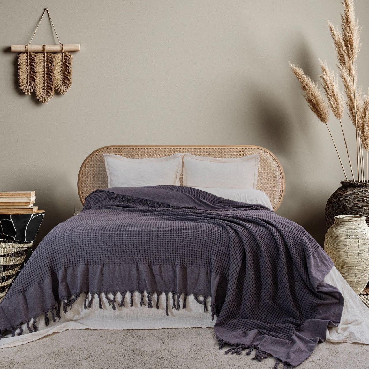 Натуральное, легкое пике Saheser Torino Antrasit евро Турция