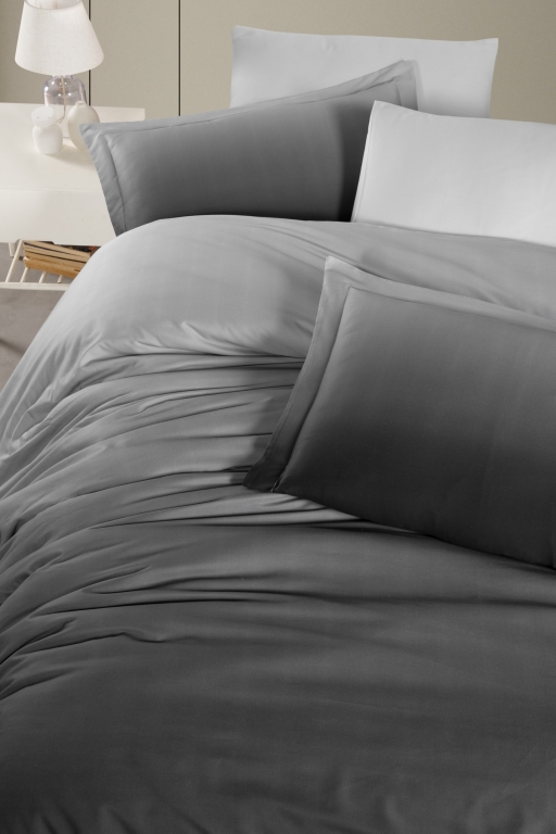 First choice Caylee Grey постільна білизна сатин 3D евро 200х220