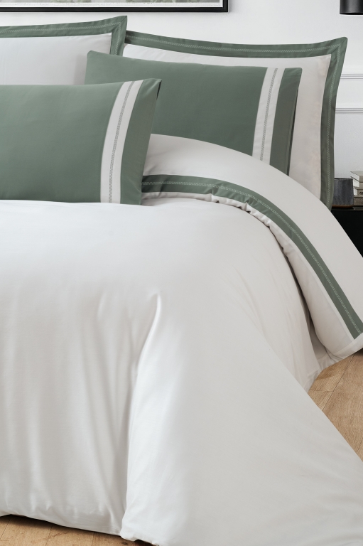 Постільна білизна Alara Cream La Romano premium сатин Євро 200×220