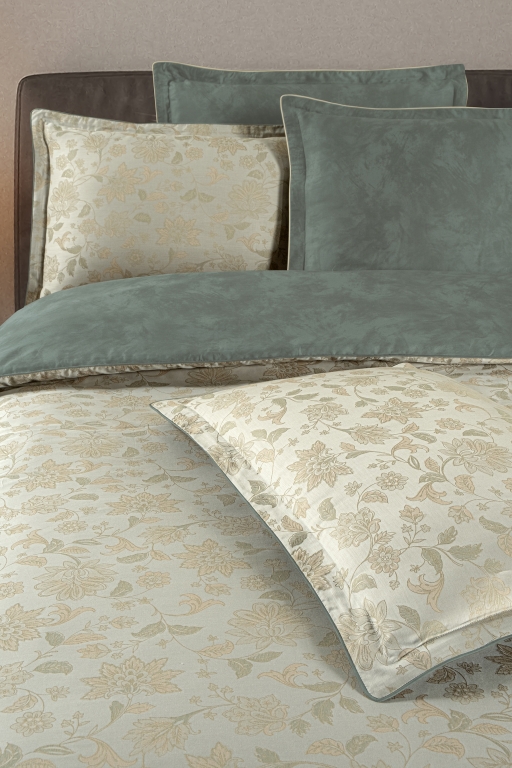 Постільна білизна Edesa Beige La Romano premium сатин Євро 200×220