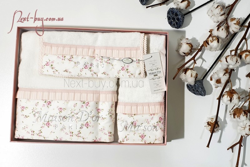 Набір бамбукових рушників Maison D'or Roses 3шт