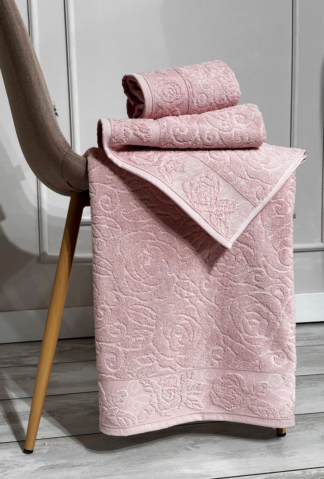 Набір бавовняних рушників Maison D'or Garden Rose rose 3шт