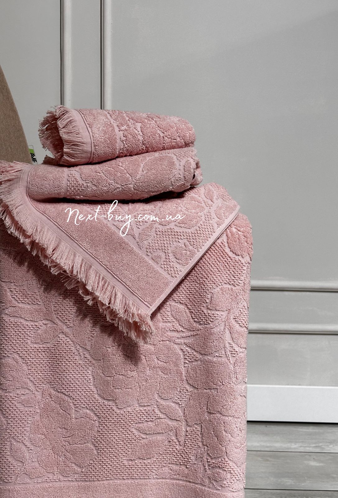 Набір бавовняних рушників Maison D'or New Flora rosa 3шт