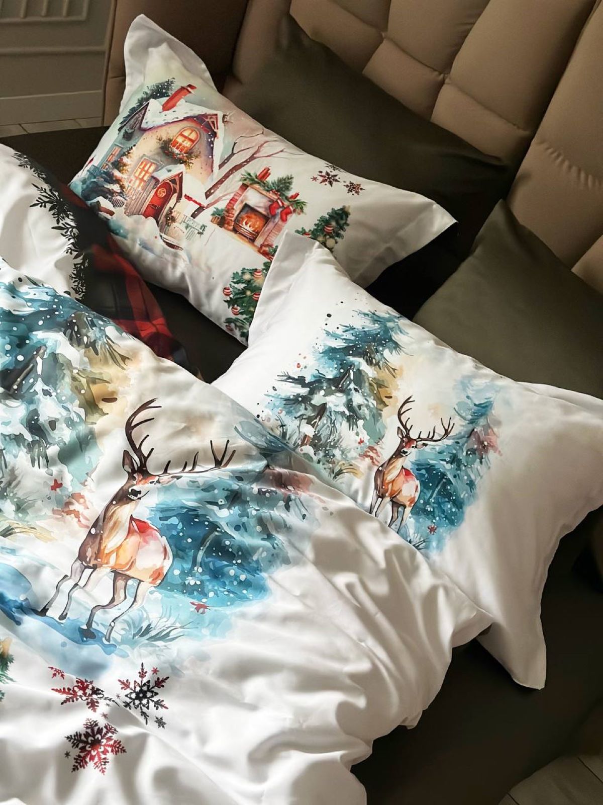 Постільна білизна First choice Tessa 3D Satin евро 200х220