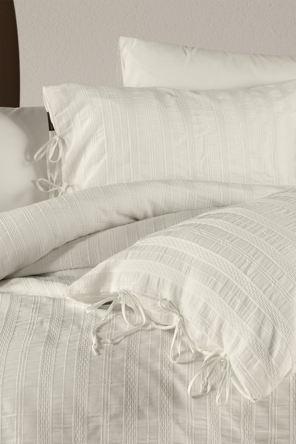 Постільна білизна ARDUS KREM Natural Cotton Series з вареної бавовни, євро комплект 200×220