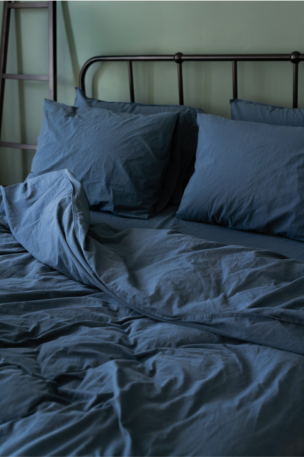 Постільна білизна JADORA DENIM Natural Cotton Series з вареної бавовни, євро комплект 200×220