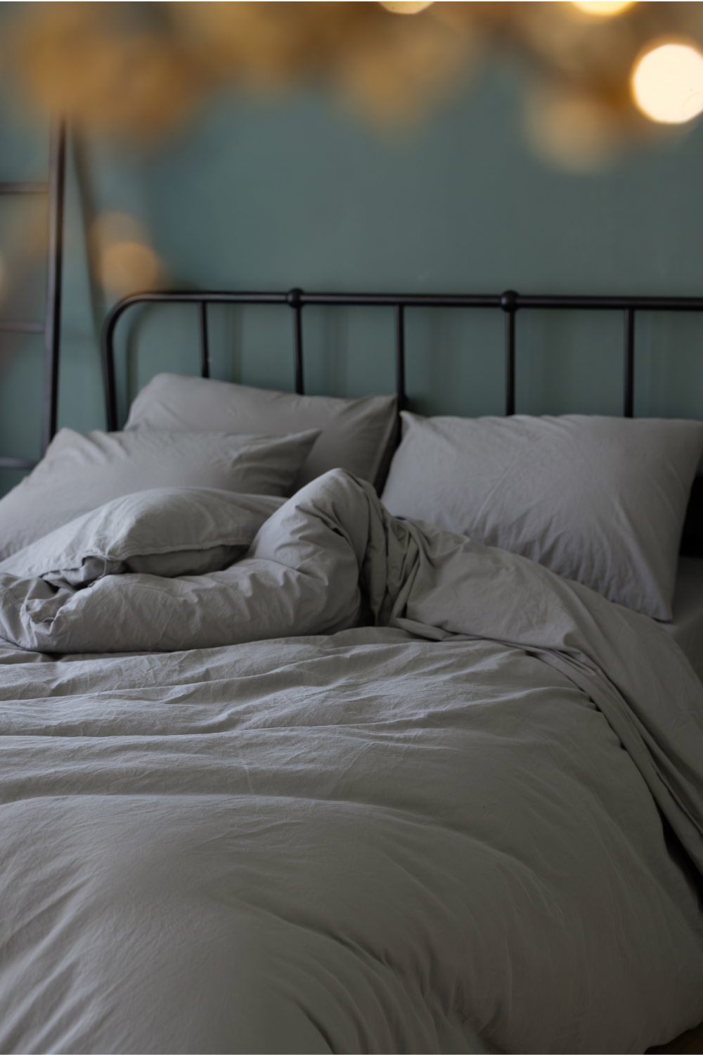 Постільна білизна JADORA GREY Natural Cotton Series з вареної бавовни, євро комплект 200×220