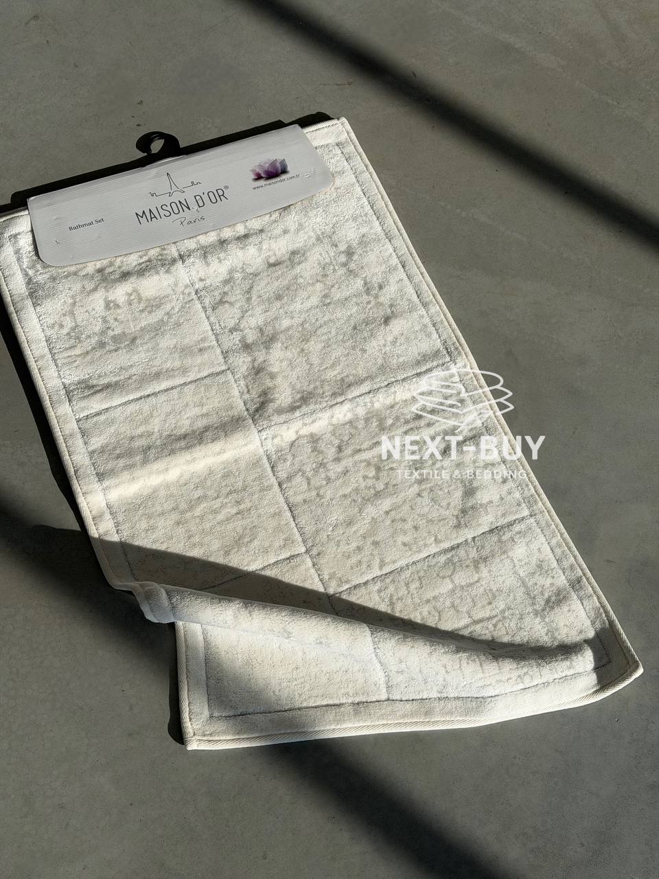 Килимок бавовняний Maison D’or Gardiner Ecru 80×150 см | кремовий | Туреччина