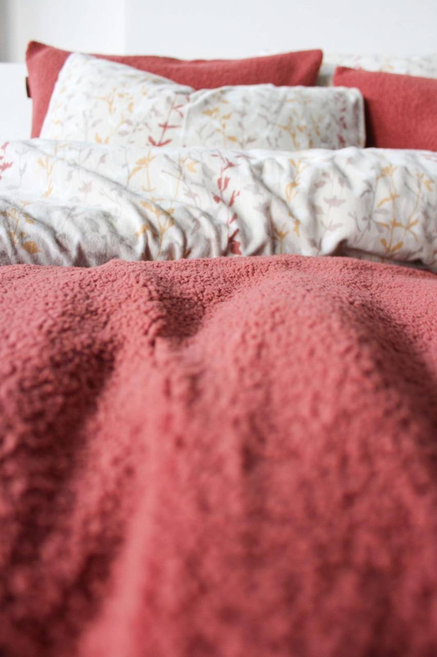 Зимовий комплект постільної білизни двосторонній Sherwood Kiremit євро Туреччина