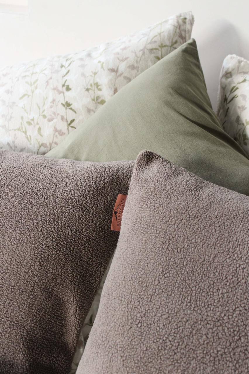 Зимовий комплект постільної білизни двосторонній Sherwood Stone євро Туреччина