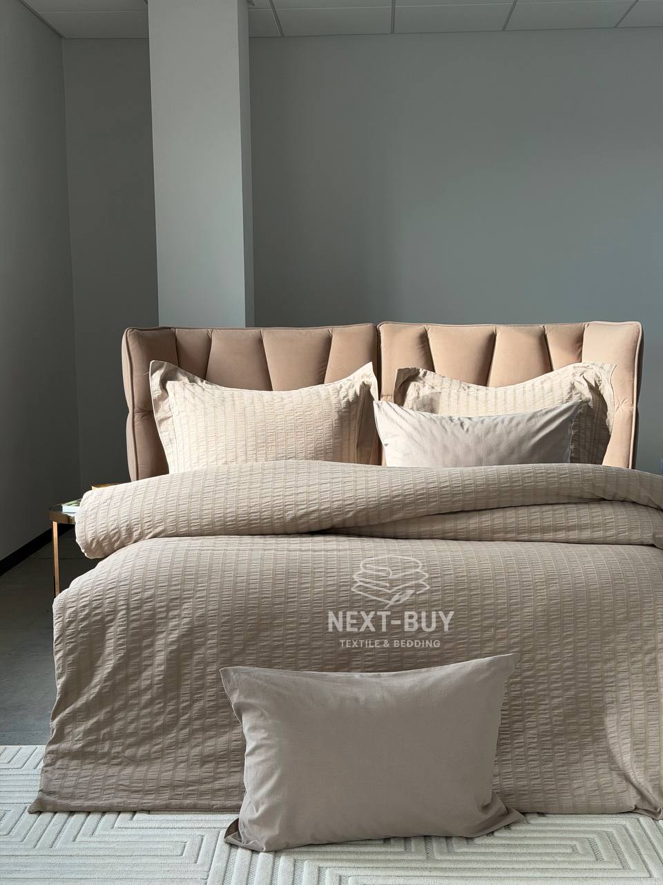 Maison Dor New Camile bej постільна білизна 200x220см