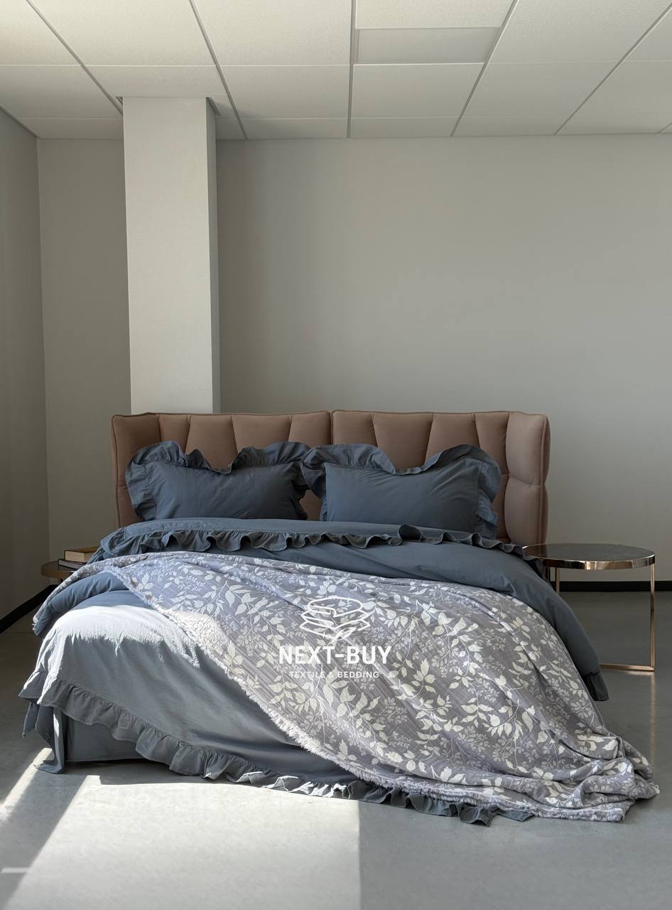 Муслінове покривало Saheser Model Amor Gri  євро Туреччина