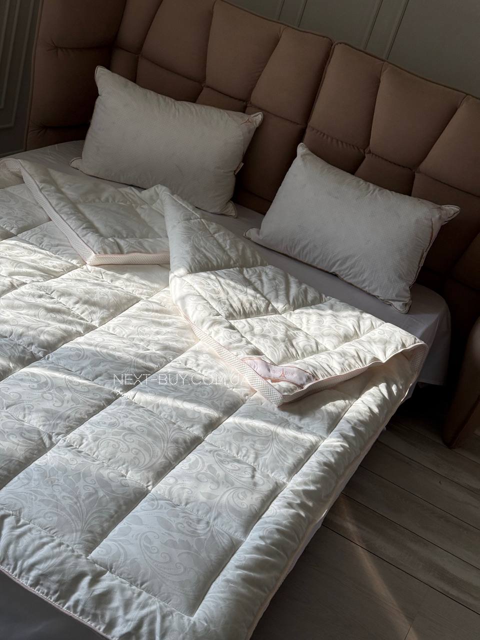 Maison D'or ANNABELLA  ковдра євро з бамбуковим візерунком 195*215