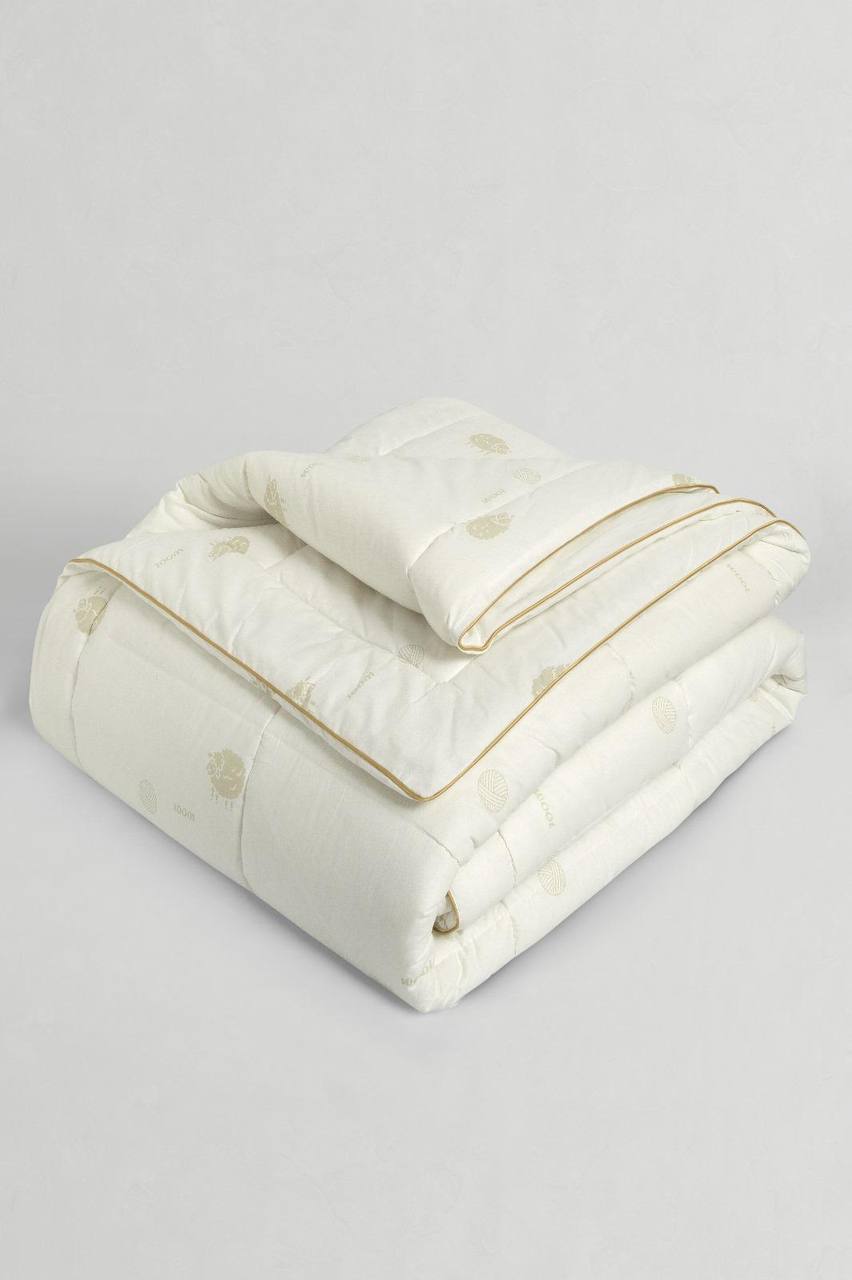 Golden Wool ковдра євро з натуральної вовни 195*215