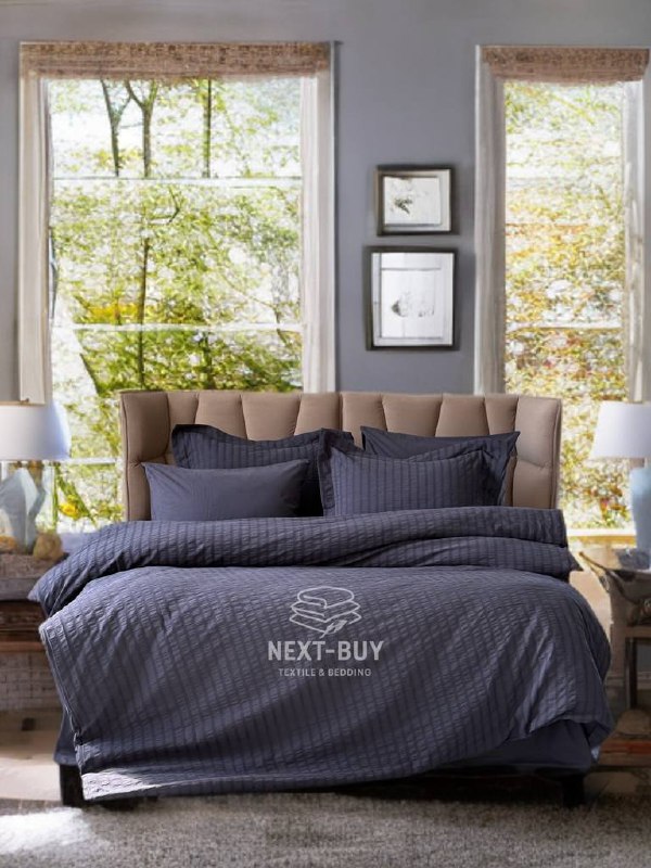 Maison Dor New Camile antracite постільна білизна 200x220см