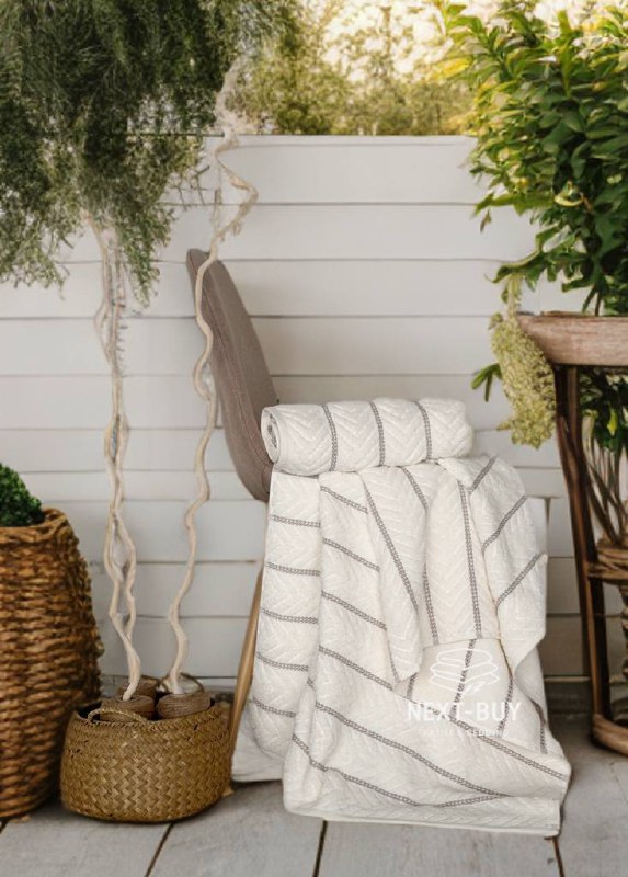 Полотенца Multi Ivory Cream – Турция, 100% хлопок, кремовый с объёмным узором 2шт