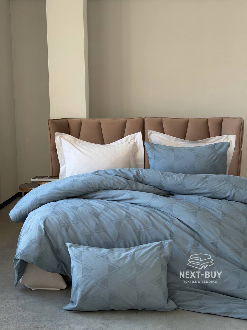 Постільна білизна з вареної бавовни з жакардовим плетінням Saheser MODEL ASTRID Євро | Туреччина