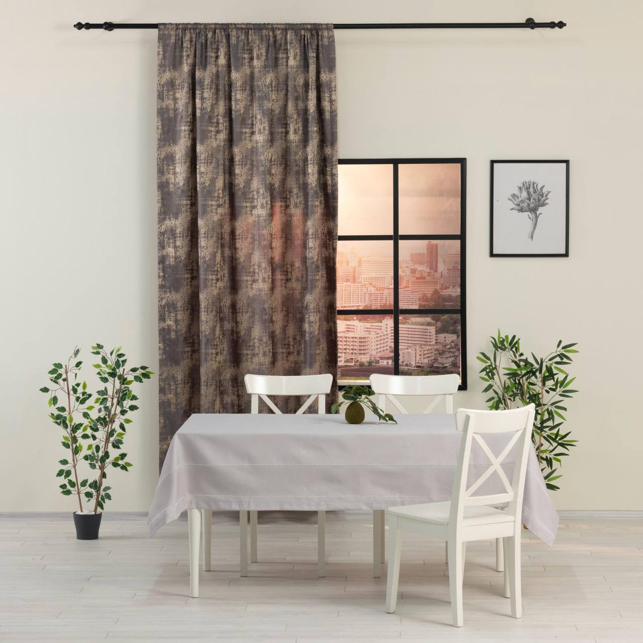 Скатертина для столу TABE Nora 150х220 Туреччина