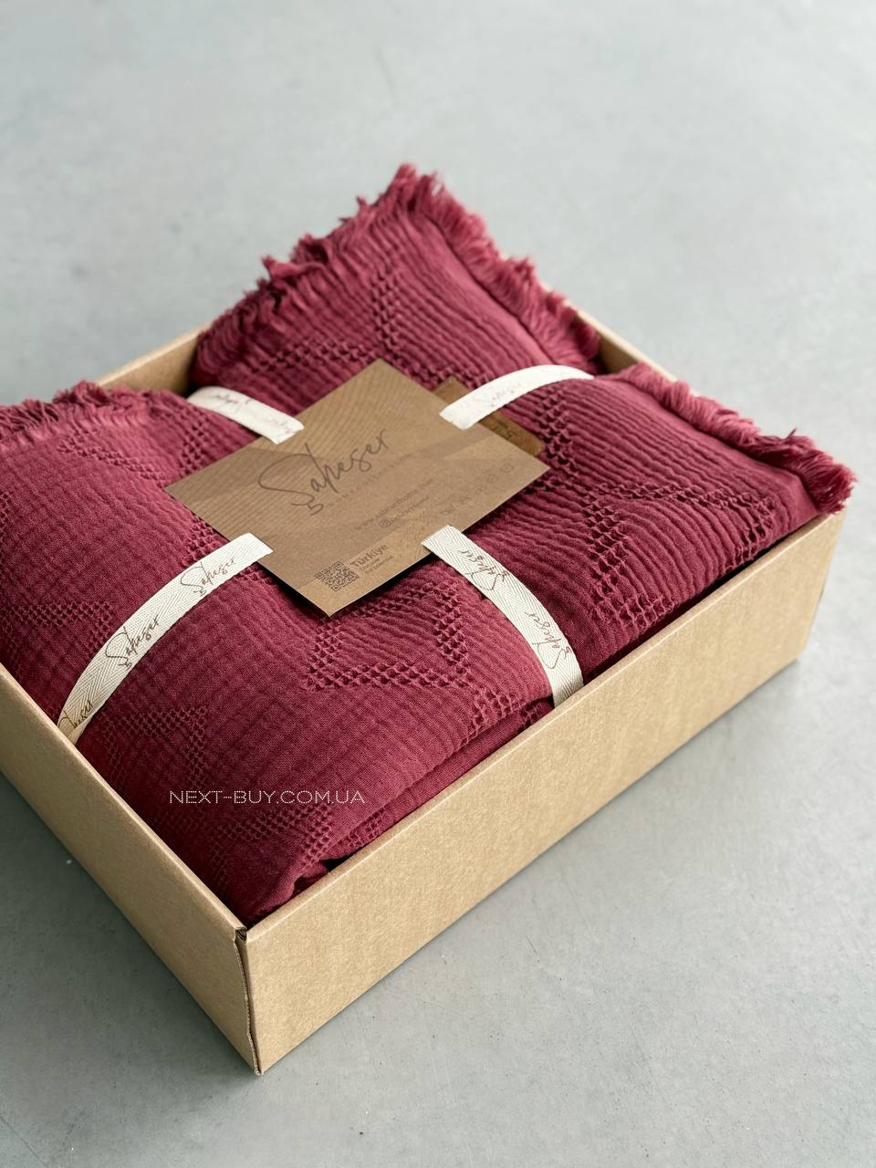 Муслінове покривало Saheser Oscar bordo євро Туреччина