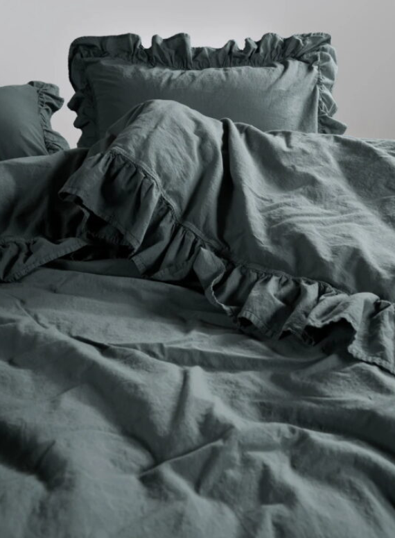 Ексклюзивна постільна білизна Limasso Exclusive  Castle rock 200x220 з вареної бавовни