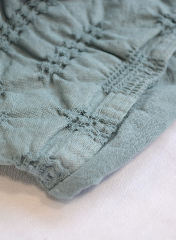 Ексклюзивна постільна білизна Limasso Kristal Akdeniz Mavisi 200x220 з вареної бавовни