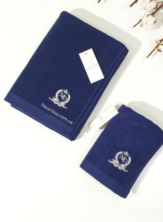 Maison D´or махровое полотенце для лица LUXFORD синий