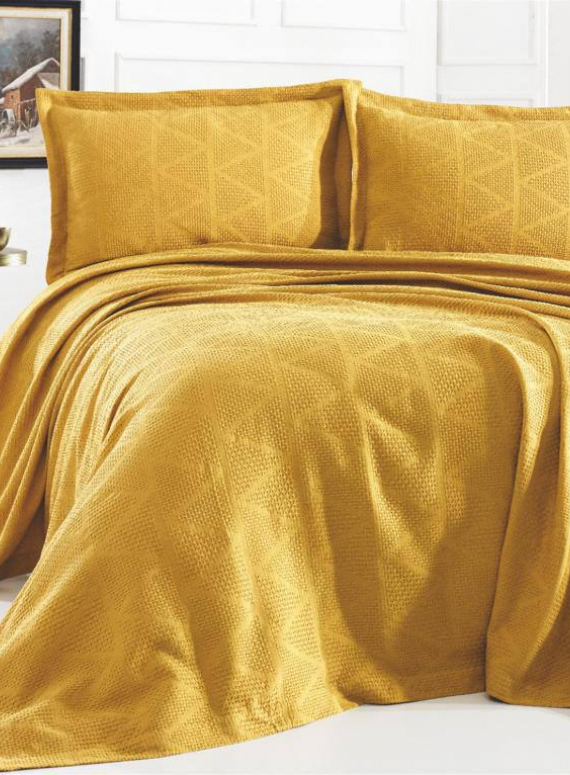 Покривало піке Sekerbibi Decolinda gold Туреччина 220x230