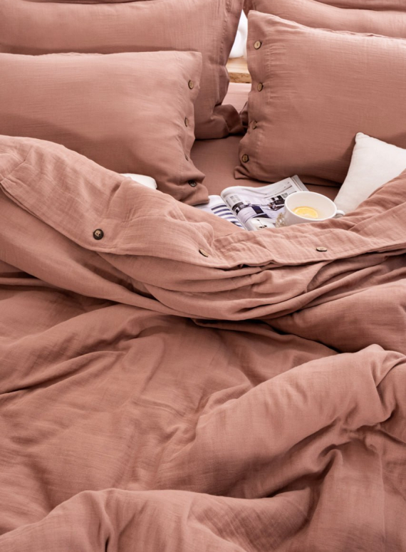 Постільна білизна Saheser Vetro Taba євро 200х220 jacquard