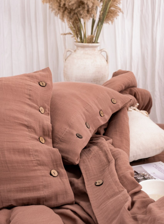 Постільна білизна Saheser Vetro Taba євро 200х220 jacquard