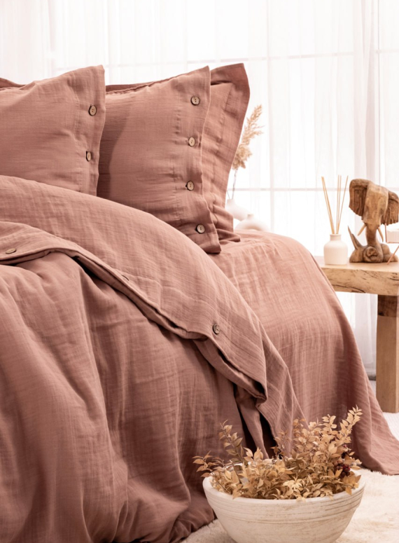 Постільна білизна Saheser Vetro Taba євро 200х220 jacquard