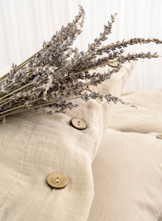 Постільна білизна Saheser Vetro Bej євро 200х220 jacquard