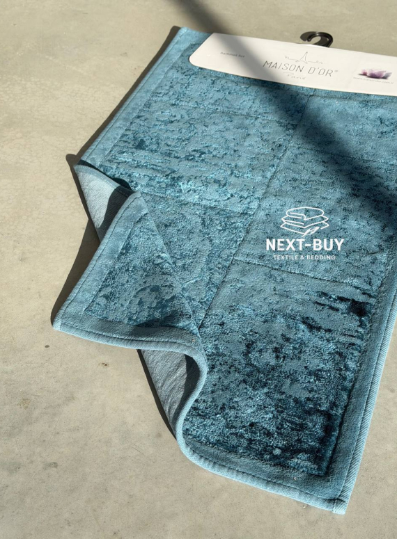 Килимок бавовняний Maison D’or Gardiner Petrol 80×150 см | Туреччина