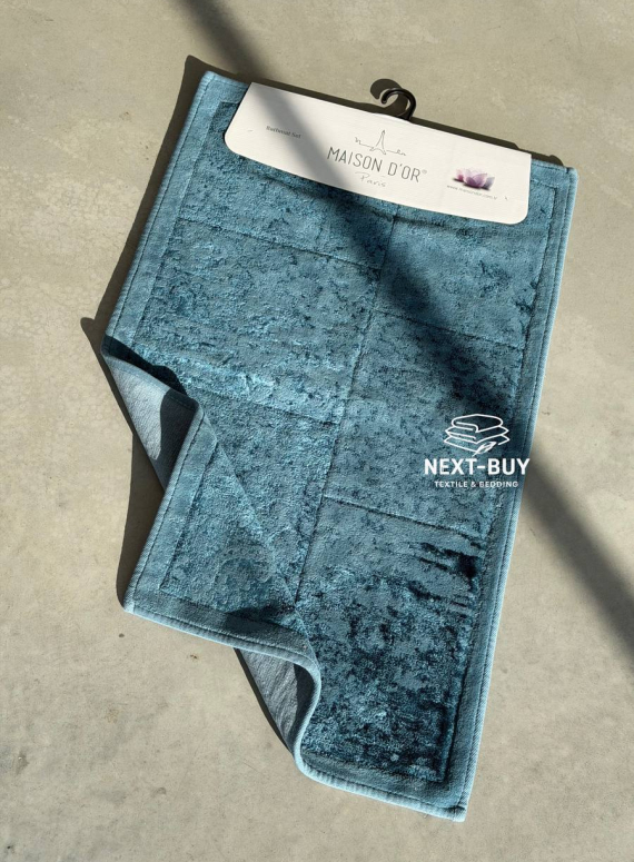 Килимок бавовняний Maison D’or Gardiner Petrol 80×150 см | Туреччина