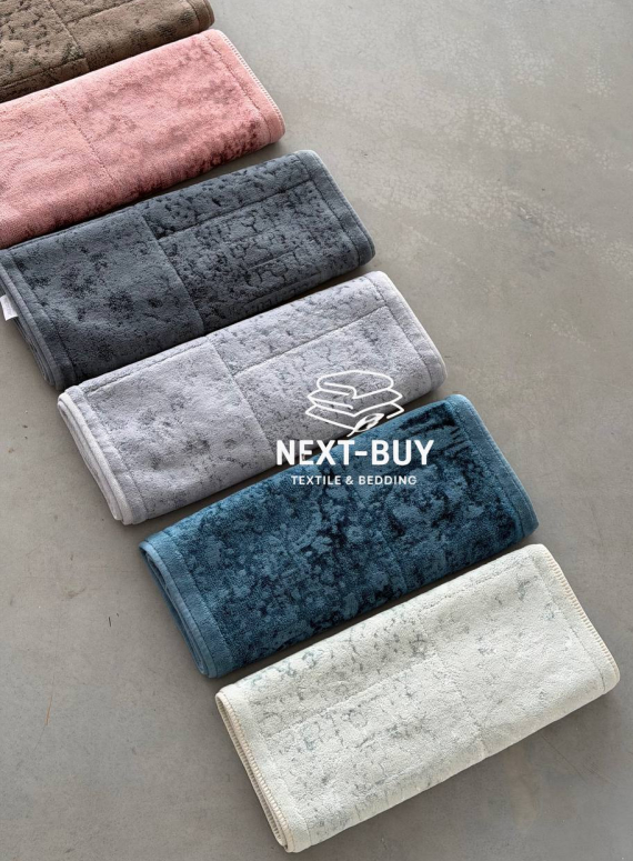 Набір килимів для ванної Maison D’or Gardiner Patchwork Antrasit 2 шт (60×100 см + 50×60 см) | Туреччина