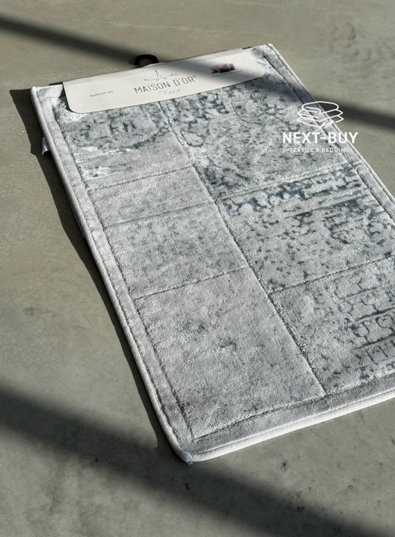 Килимок бавовняний Maison D’or Gardiner Gumus 80×150 см | світло-сірий | Туреччина