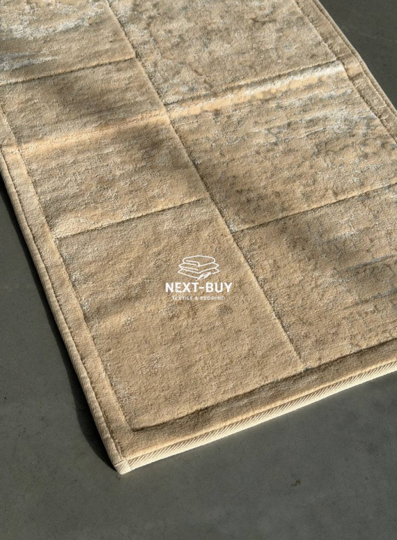 Килим для підлоги 80×150 см Maison D’or Gardiner Patchwork Fildisi Преміум якість | Туреччина