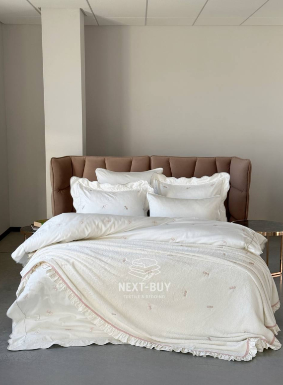 Maison D`or Les Azzures ecru-rose Bed Cover махрове покривало 220х240